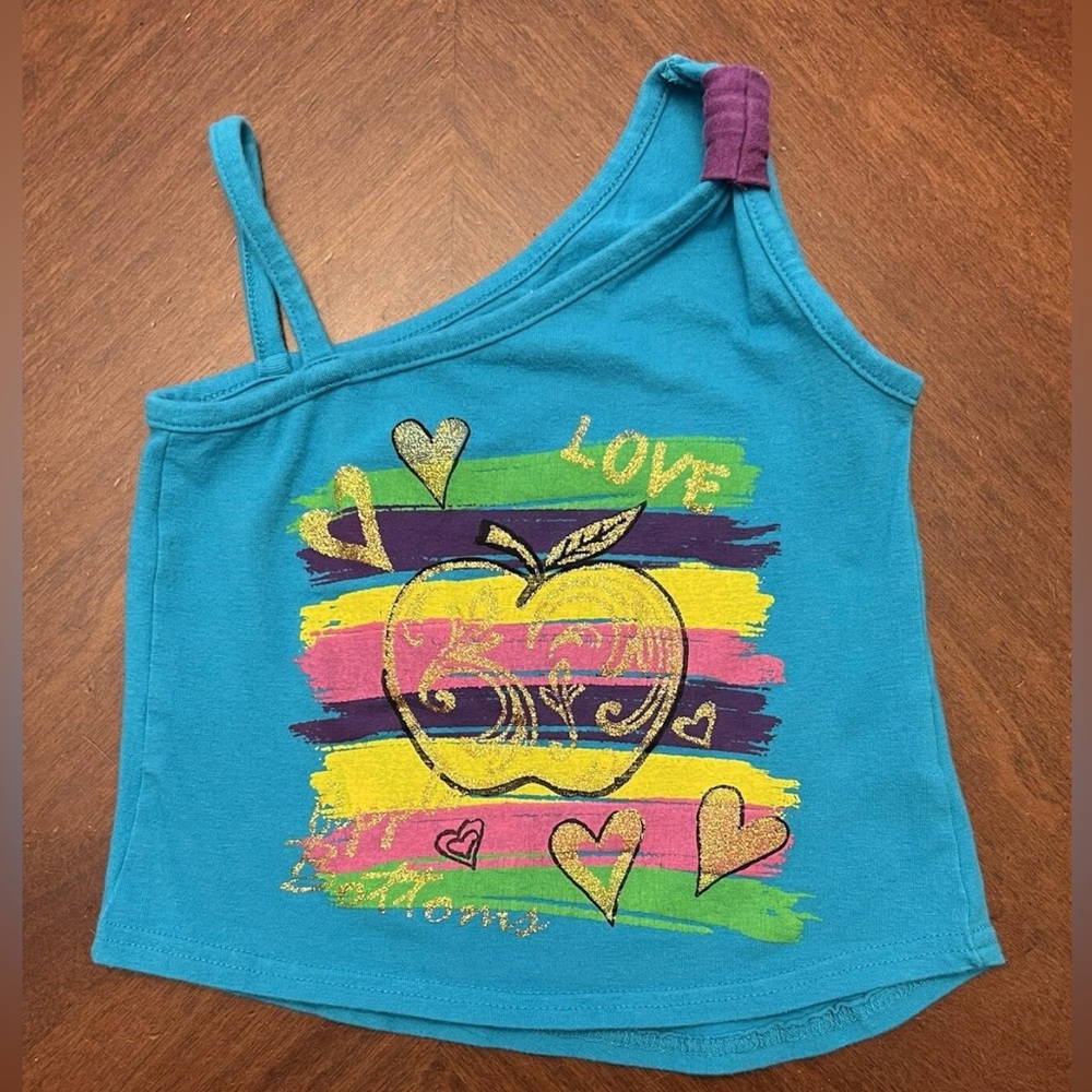 Toddler Girls Top Y2K Size 2T Apple Bottoms